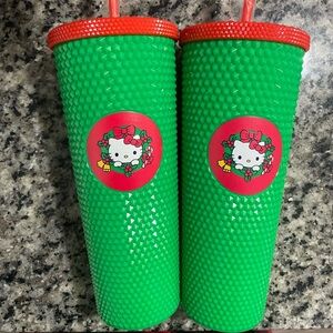 Hello Kitty Green Tumbler Set of 2